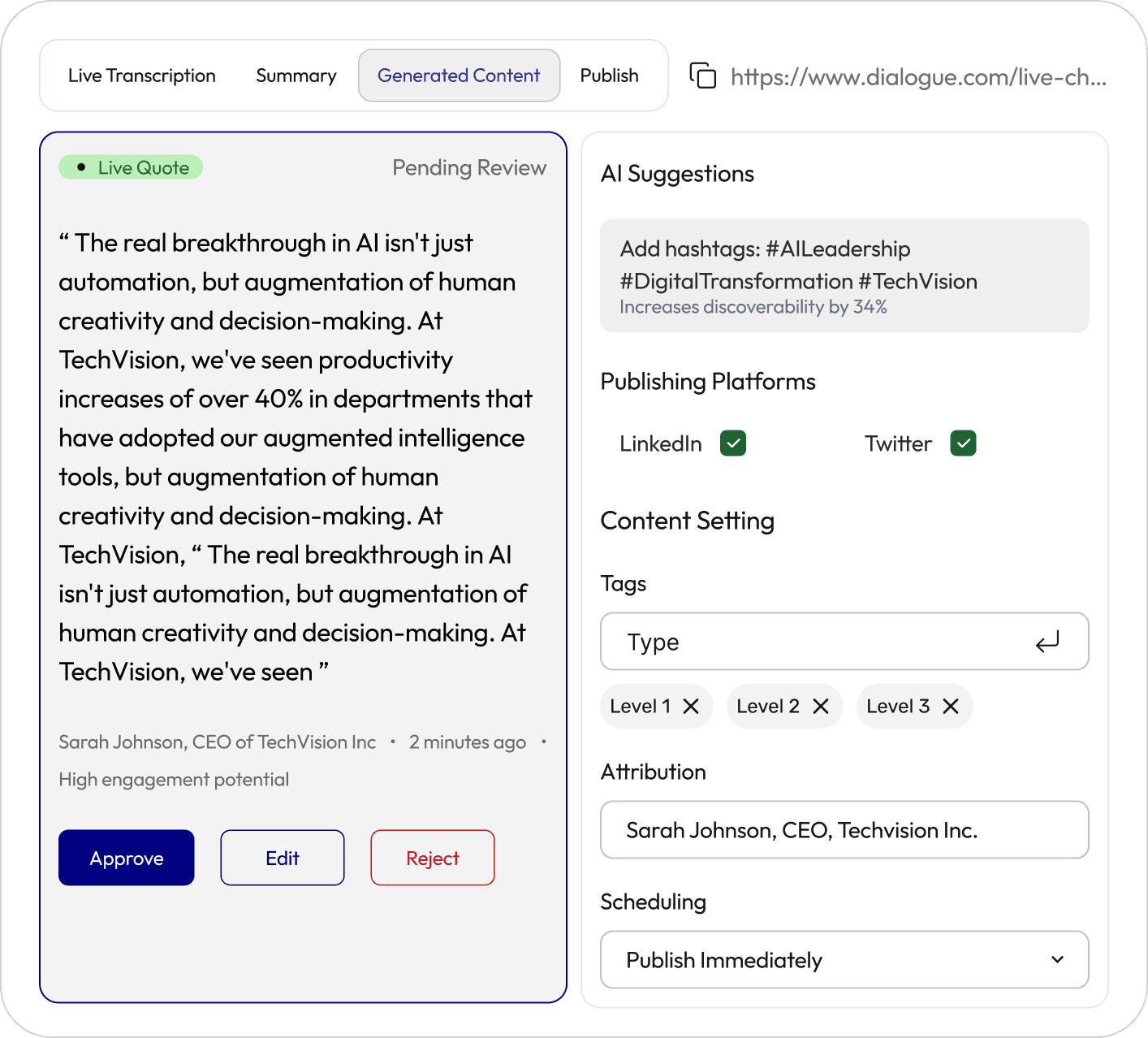 Create step preview
